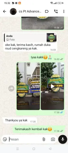 Testimonial Papan Bunga Pernikahan sundamekar