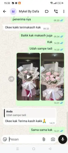 Testimonial Buket Bunga sundamekar