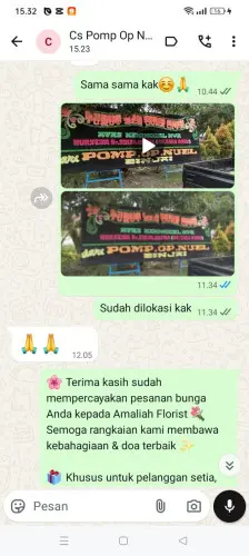 Testimonial Papan Bunga sundamekar